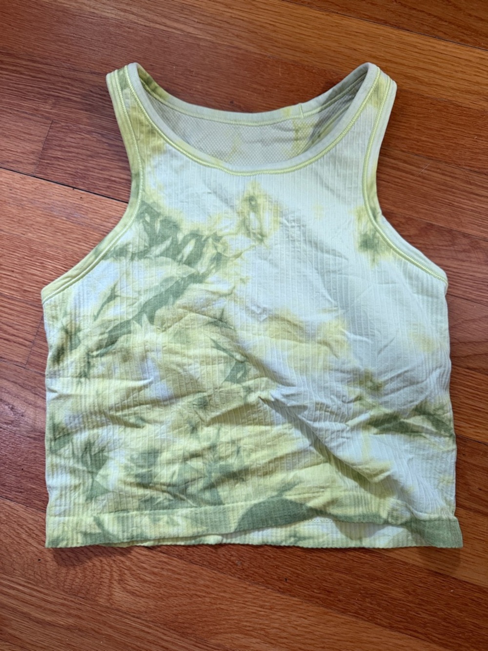 lululemon athletica Ebb to Street crop Tie-Dye Ribbed Tank